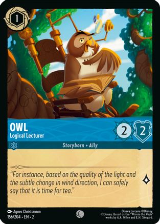 Owl - Logical Lecturer (2-156) (Cold Foil)