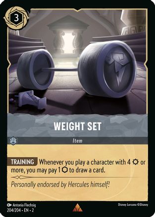 Weight Set (2-204) (Cold Foil)