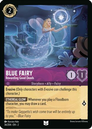 Blue Fairy - Rewarding Good Deeds (2-036) (Cold Foil)