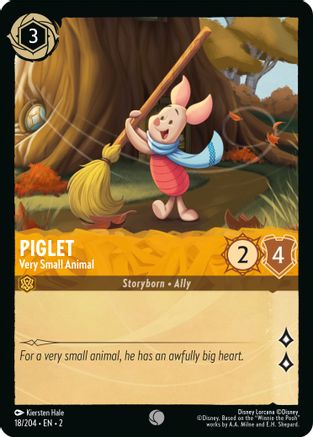 Piglet - Very Small Animal (2-018)