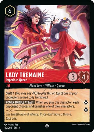 Lady Tremaine - Imperious Queen (2-110) (Cold Foil)