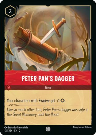 Peter Pan's Dagger (2-135) (Cold Foil)