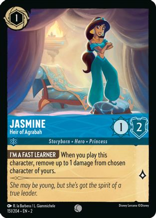 Jasmine - Heir of Agrabah (2-151) (Cold Foil)