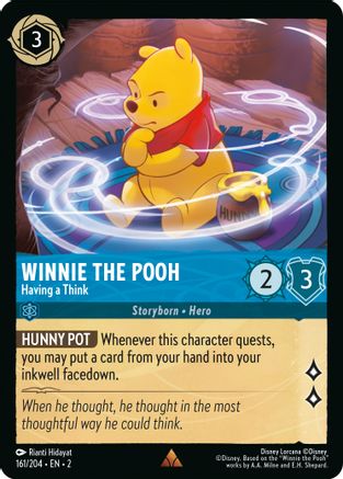Winnie the Pooh - Having a Think (2-161) (Cold Foil)