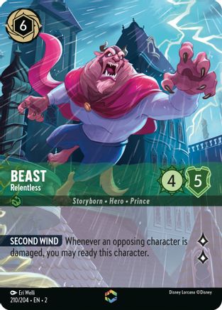 Beast - Relentless (Enchanted) (2-210) (Holofoil)