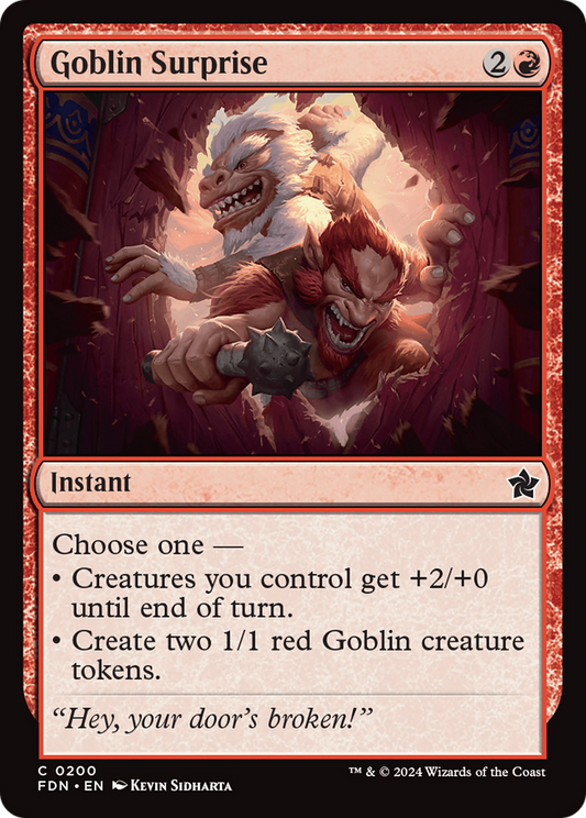 Goblin Surprise (FDN-200) (Foil)