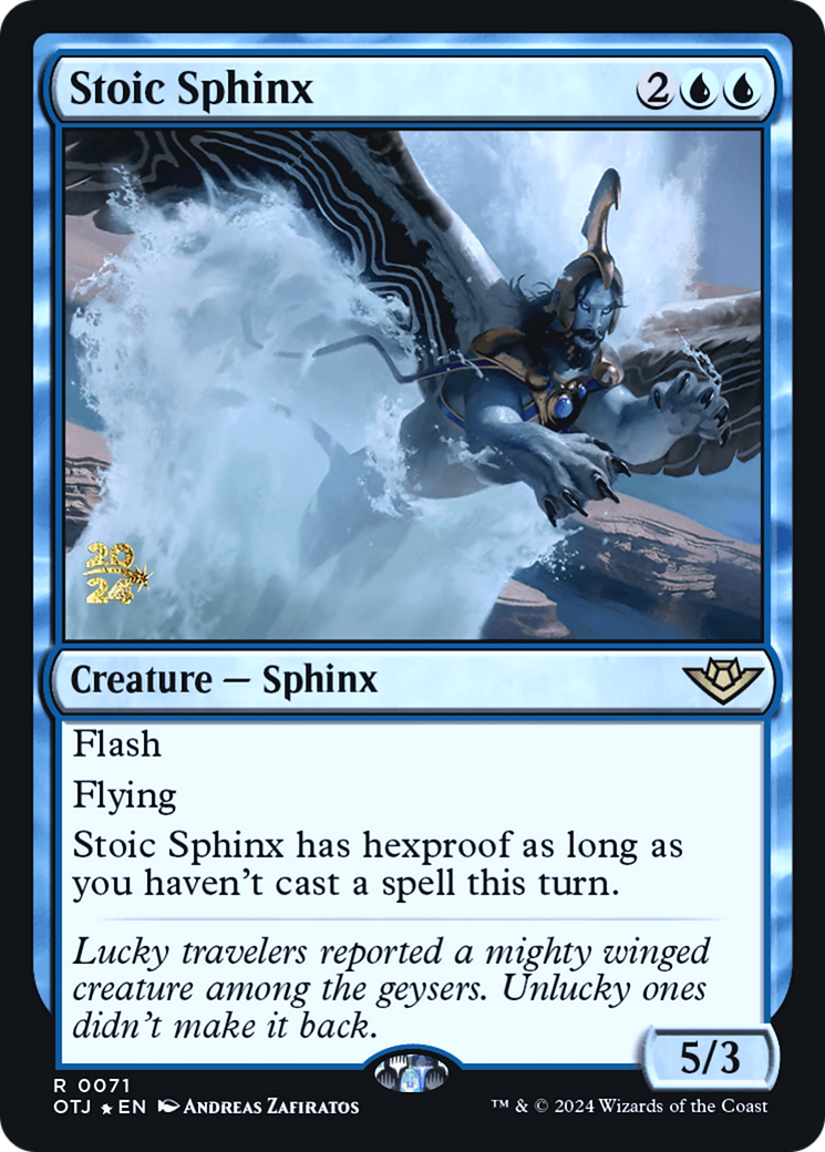 Stoic Sphinx (PRE-71S) (Foil)