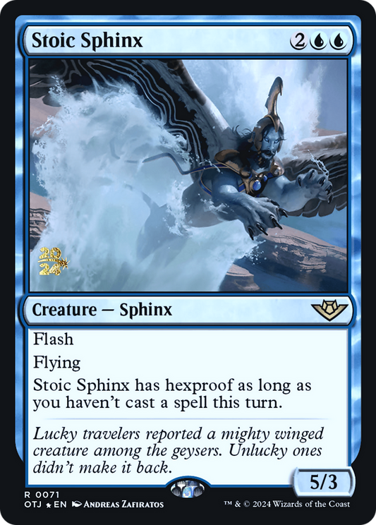 Stoic Sphinx (PRE-71S) (Foil)