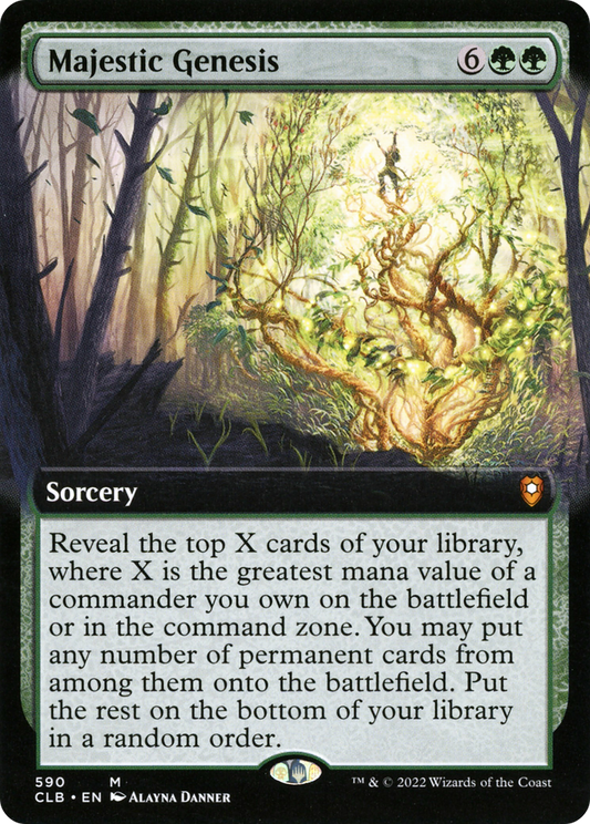 Majestic Genesis (CLB-590) (Extended Art) (Foil)
