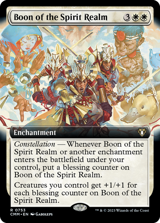 Boon of the Spirit Realm (CMM-753) (Extended Art) (Foil)