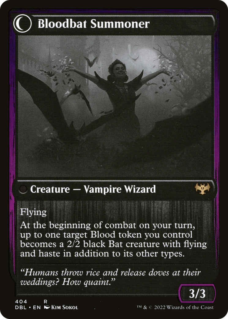 Voldaren Bloodcaster // Bloodbat Summoner (DBL-404) (Foil)