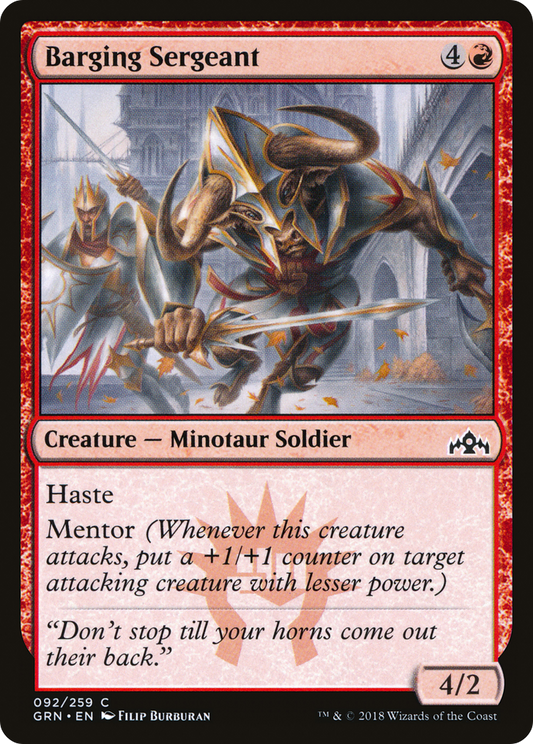 Barging Sergeant (GRN-092) (Foil)