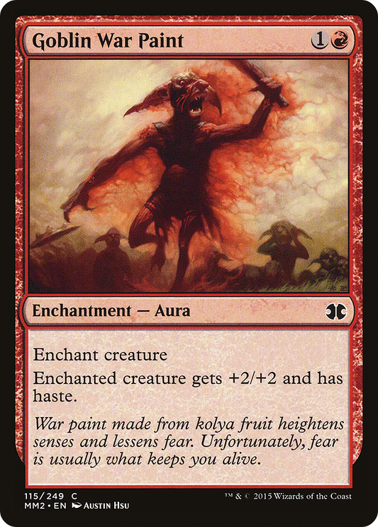 Goblin War Paint (MM2-115) (Foil)