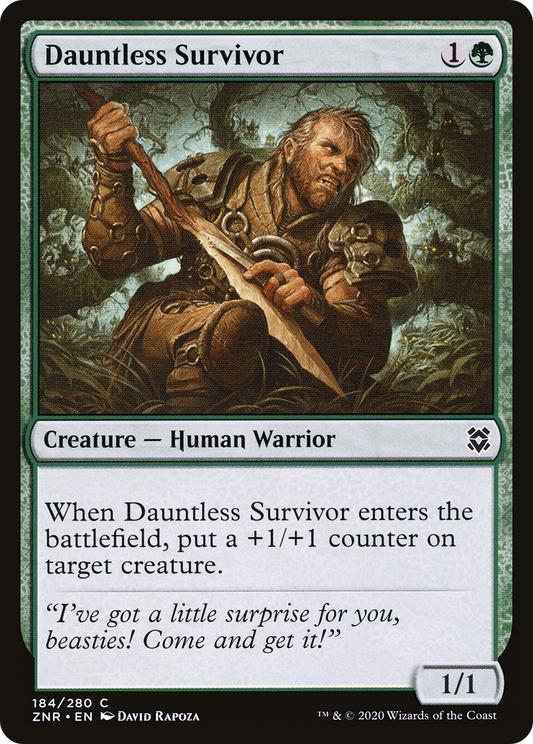 Dauntless Survivor (ZNR-184) (Foil)