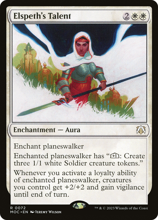 Elspeth's Talent (MOC-072) (Foil)