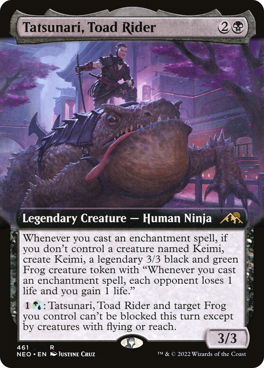 Tatsunari, Toad Rider (NEO-461) (Extended Art) (Foil)