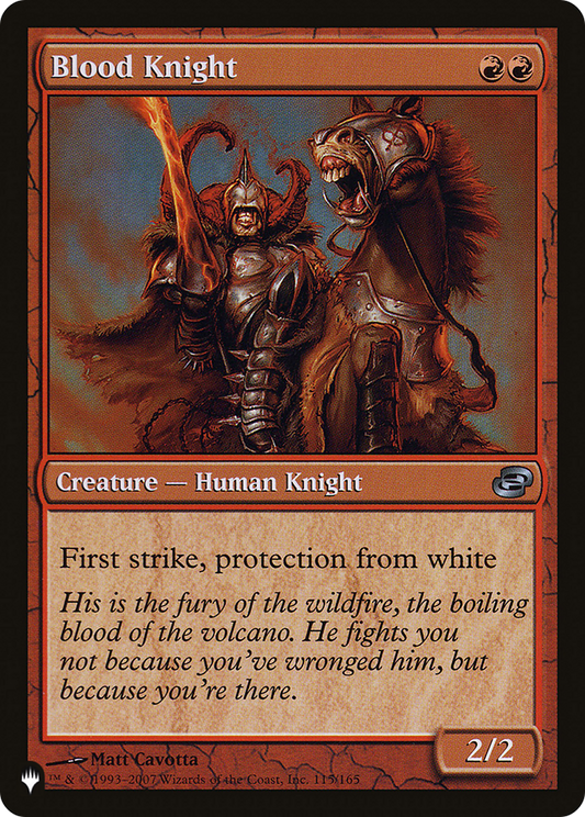 Blood Knight (LIST-PLC-115)