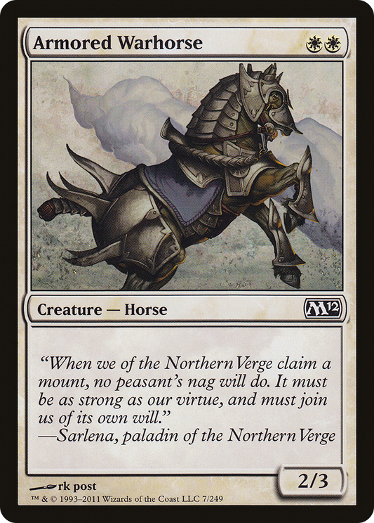 Armored Warhorse (M12-007) (Foil)
