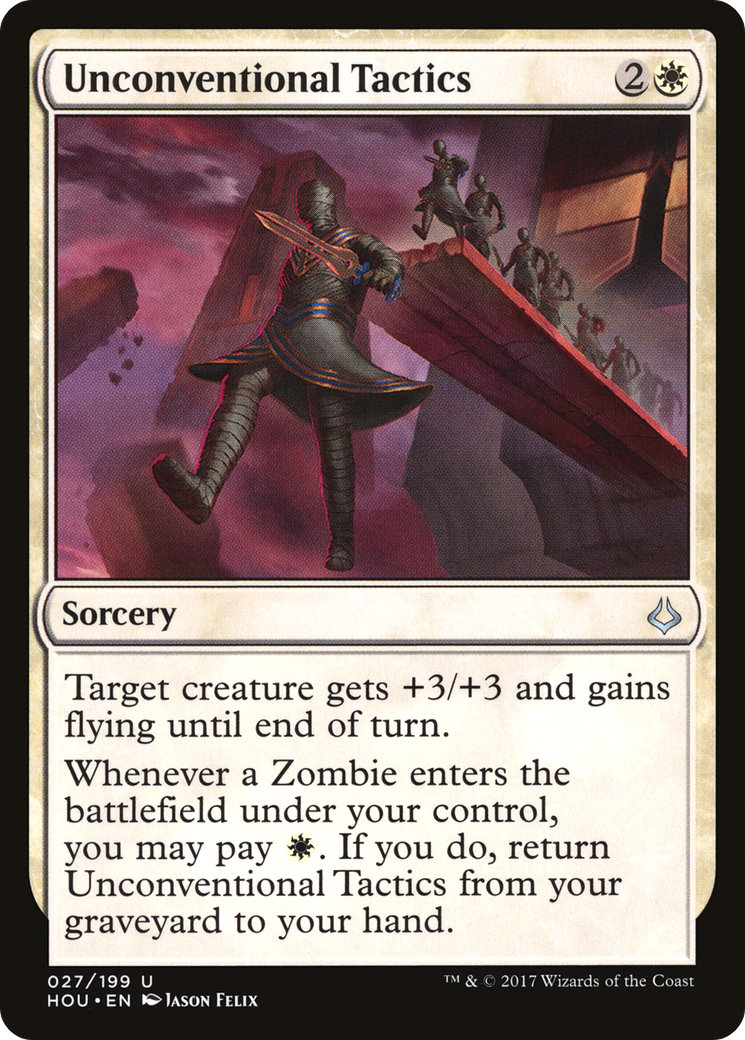 Unconventional Tactics (HOU-027) (Foil)