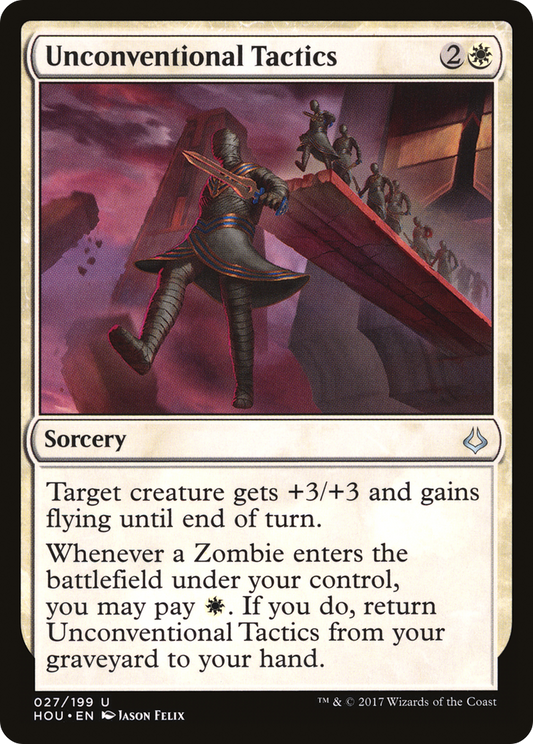 Unconventional Tactics (HOU-027) (Foil)