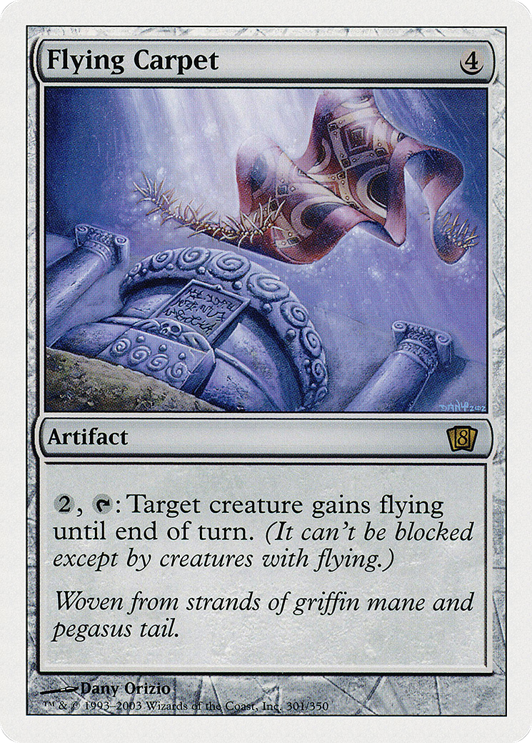 Flying Carpet (8ED-301★) (Foil)