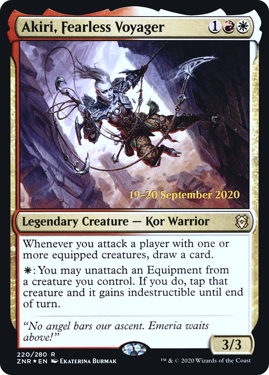 Akiri, Fearless Voyager (PRE-220S) (Foil)
