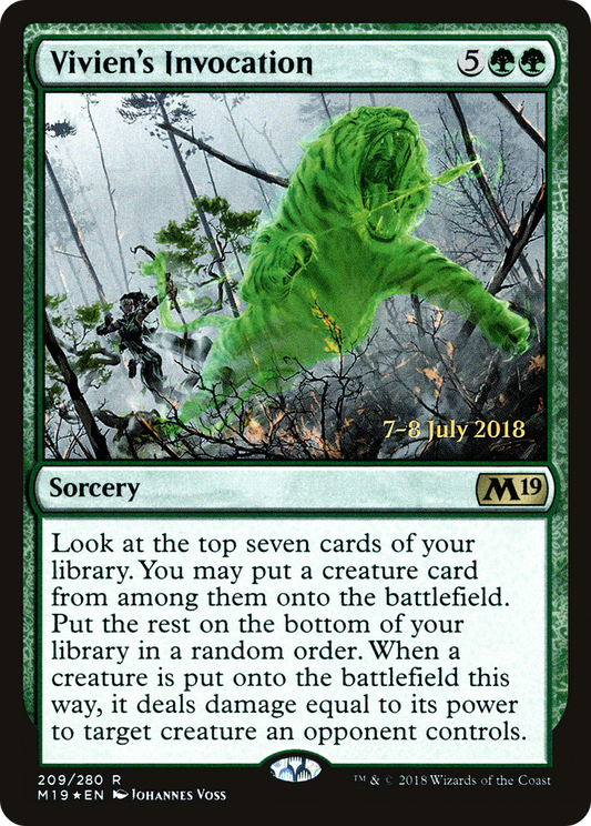 Vivien's Invocation (PRE-209S) (Foil)