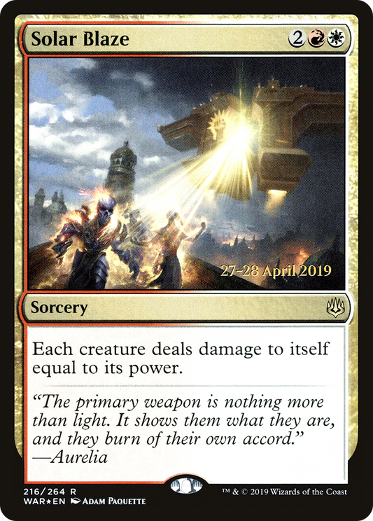 Solar Blaze (PRE-216S) (Foil)