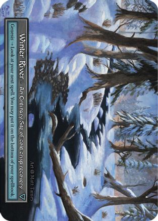 Winter River (Foil) (Box Topper) [Alpha]