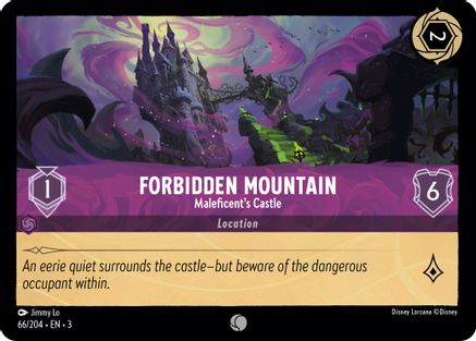 Forbidden Mountain - Maleficent's Castle (3-066) (Cold Foil)