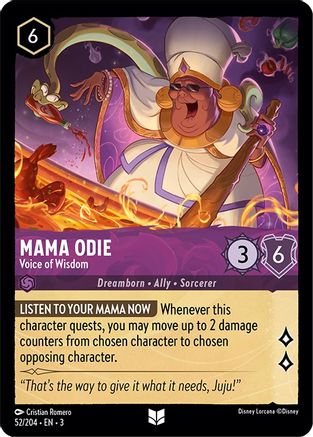 Mama Odie - Voice of Wisdom (3-052) (Cold Foil)