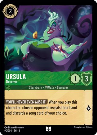 Ursula - Deceiver (3-090) (Cold Foil)