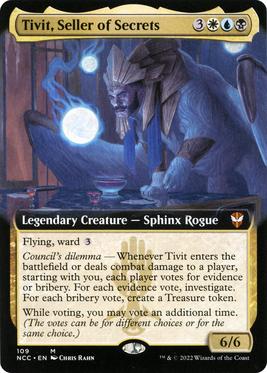 Tivit, Seller of Secrets (NCC-109) (Extended Art) (Foil)