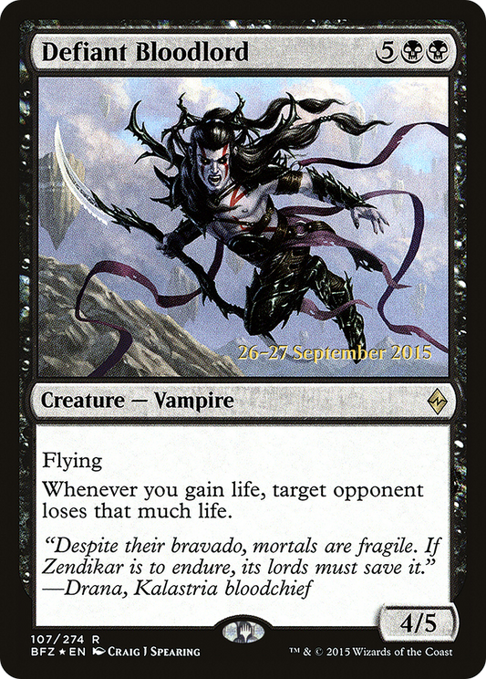 Defiant Bloodlord (PRE-107S) (Foil)