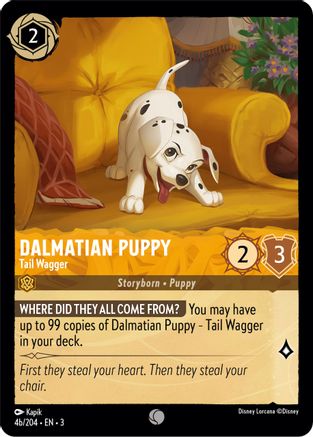 Dalmatian Puppy - Tail Wagger (4b/204) (3-04b)