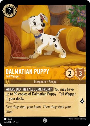 Dalmatian Puppy - Tail Wagger (4d/204) (3-04d)