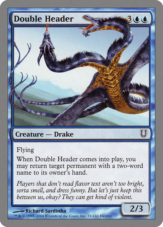 Double Header (UNH-031) (Foil)