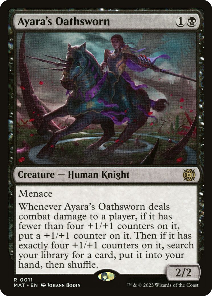 Ayara's Oathsworn (MAT-011) (Foil)