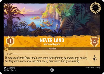 Never Land - Mermaid Lagoon (3-032) (Cold Foil)