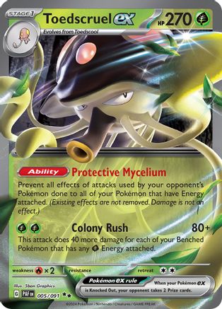 Toedscruel ex (PAF-005) (Holofoil)