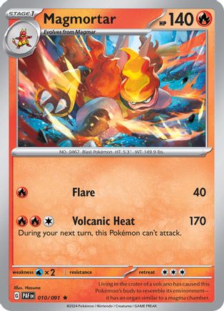 Magmortar (PAF-010) (Reverse Holofoil)