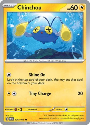 Chinchou (PAF-020) (Reverse Holofoil)