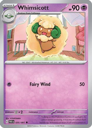 Whimsicott (PAF-035) (Reverse Holofoil)