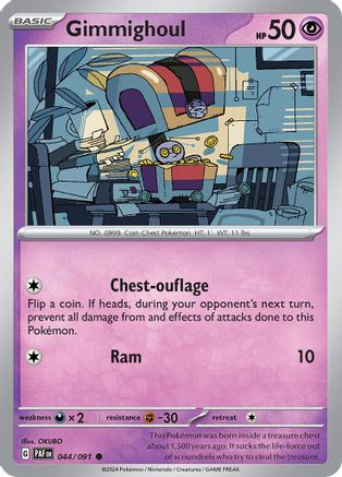 Gimmighoul (PAF-044) (Reverse Holofoil)