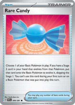Rare Candy (PAF-089) (Reverse Holofoil)