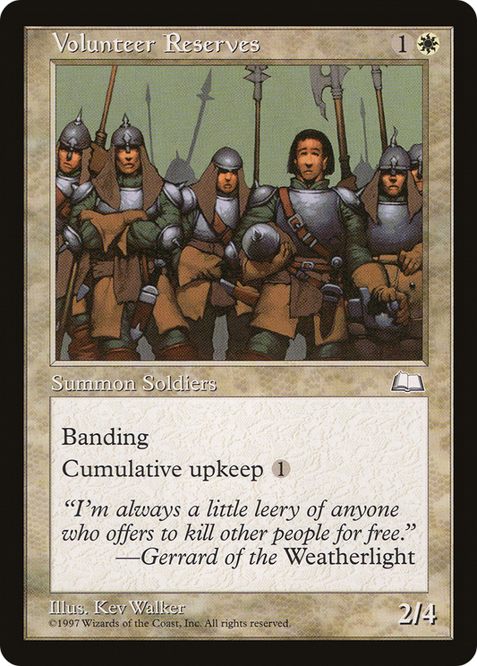 Volunteer Reserves (WTH-029)