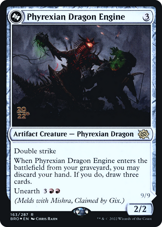 Phyrexian Dragon Engine (PRE-163AS) (Foil)