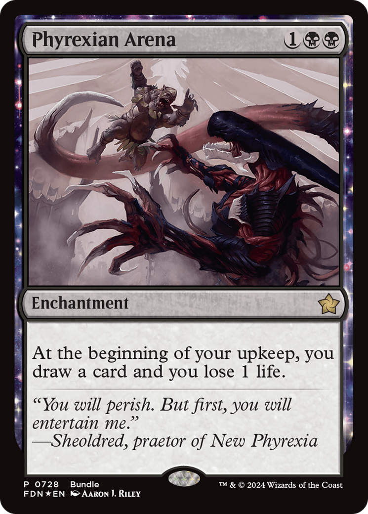 Phyrexian Arena (FDN-728) (Foil)