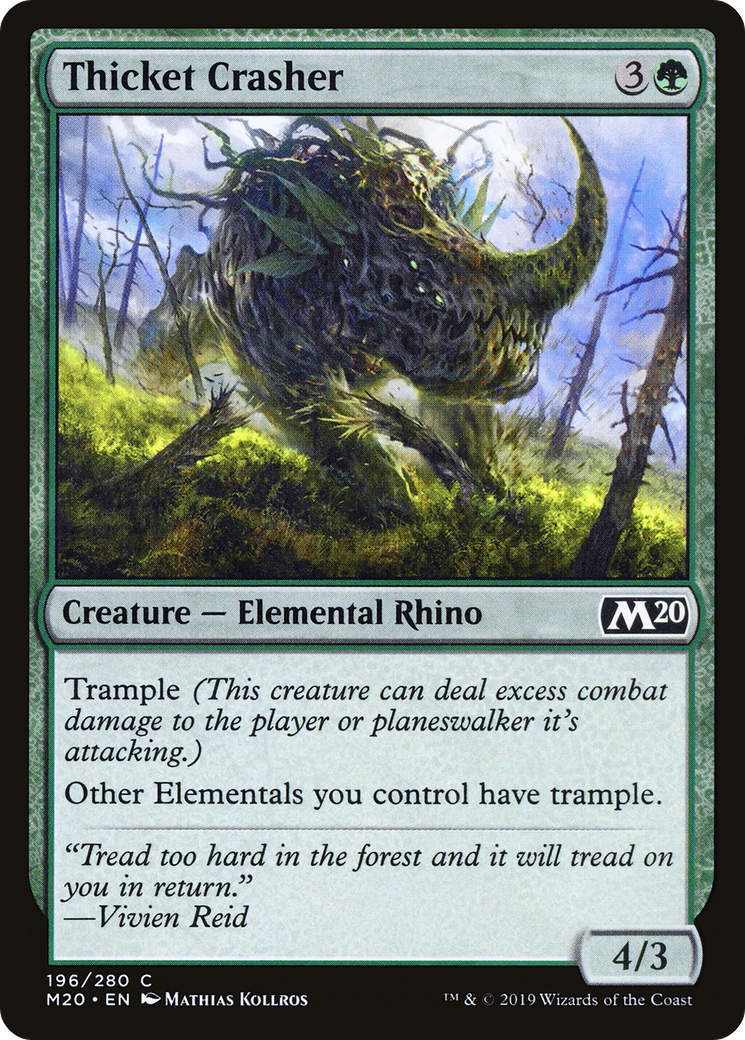Thicket Crasher (M20-196) (Foil)