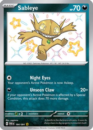 Sableye (PAF-184) (Holofoil)
